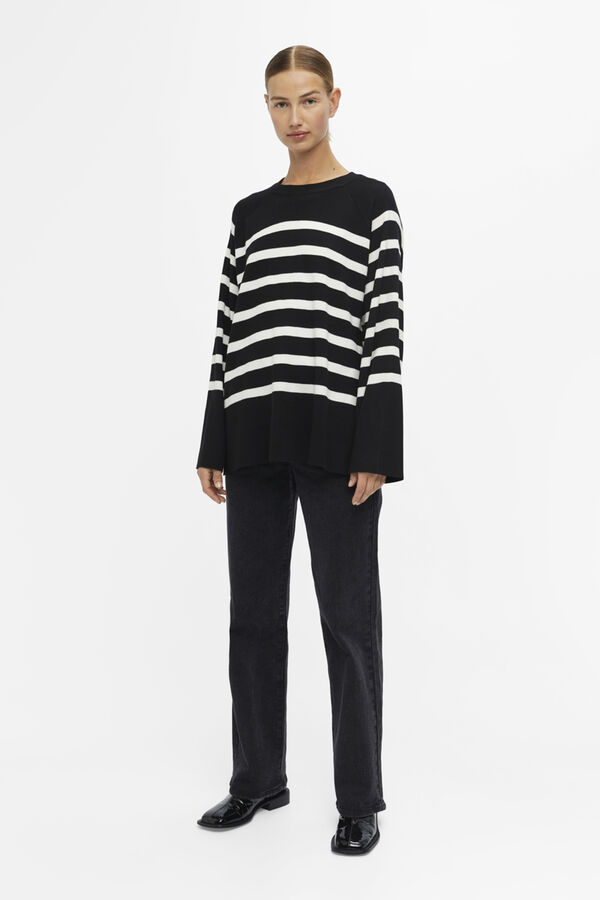 Object Oversized jumper Black