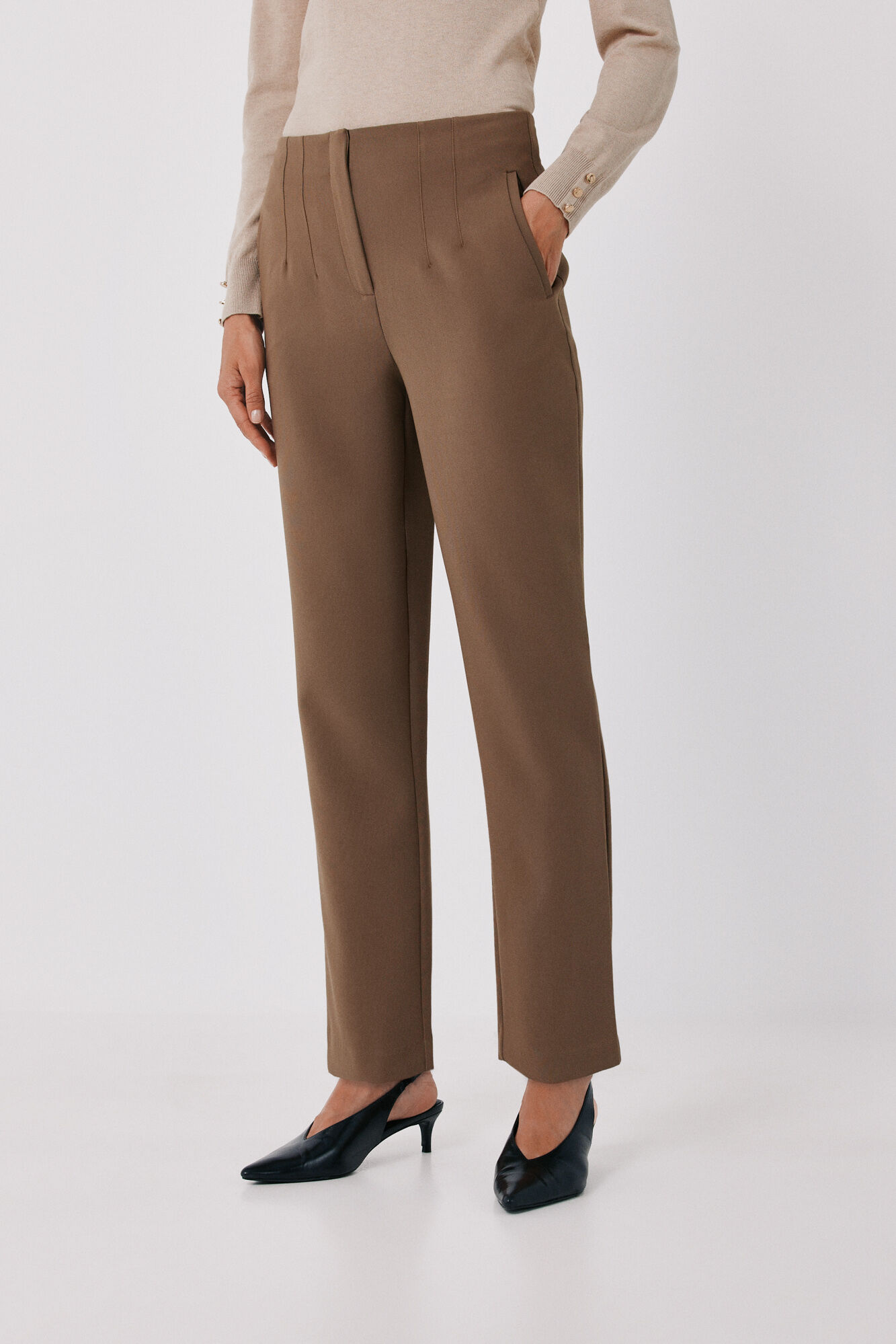 Cortefiel Slim fit tailored trousers