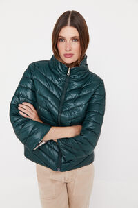 Cortefiel Reversible THERMOLITE® jacket Green