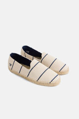 Silbon Nautical stripe espadrille Ivory
