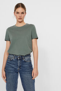 Cortefiel Essential short-sleeved T-shirt Green