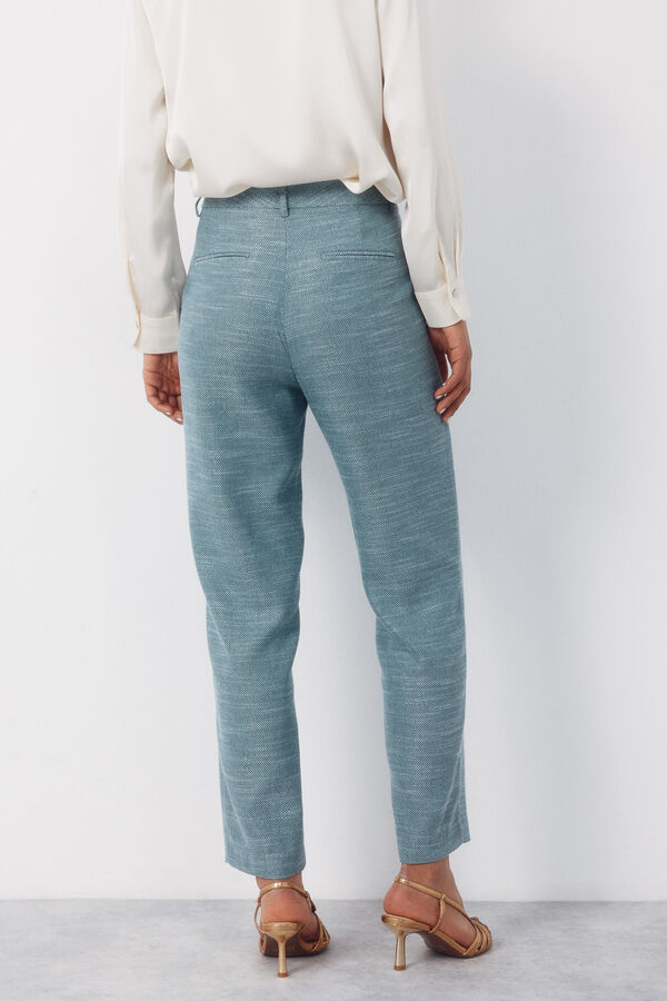 Cortefiel Slim fit trousers Blue