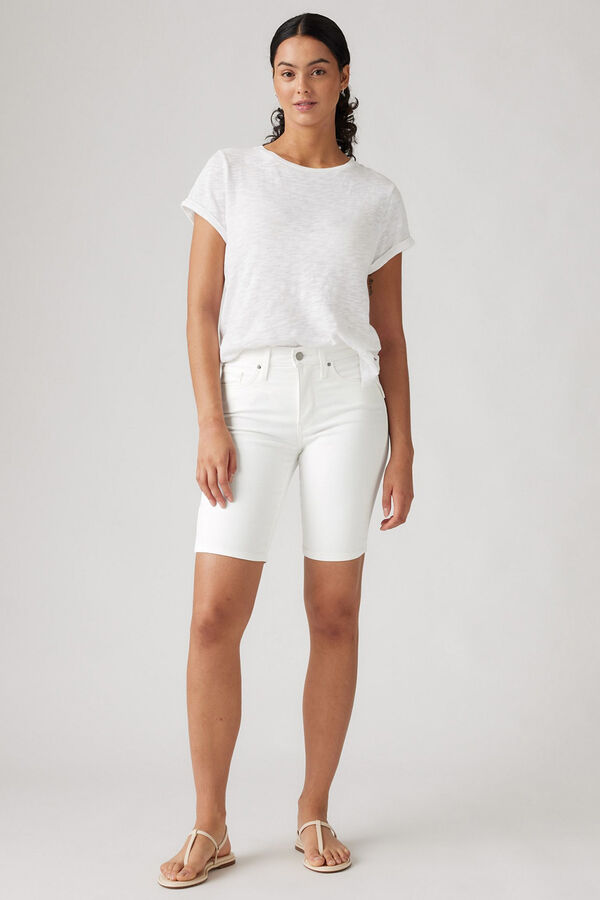 Levi's Bermuda moldadora Branco