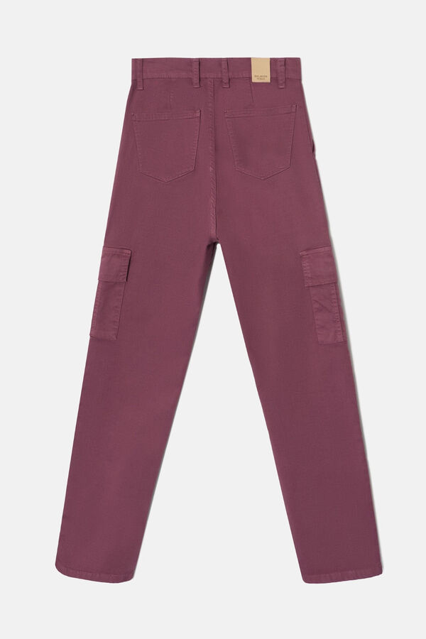 Silbon Cal&ccedil;as cargo Roxo