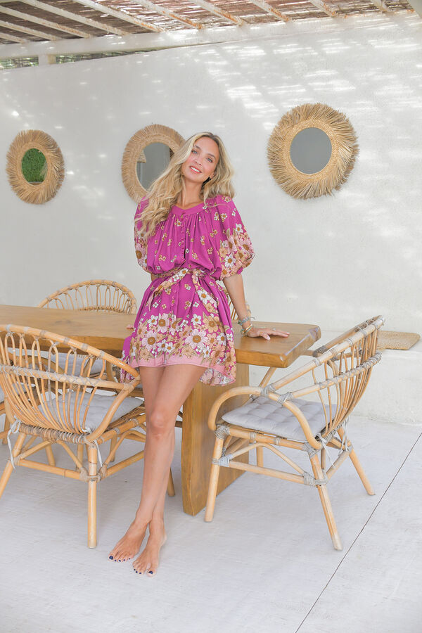 Jaase Vestido curto fluido Subiu