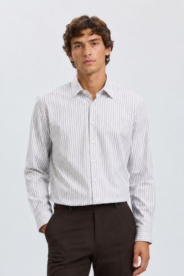 Selected Camisa de vestir slim fit Impress&atilde;o