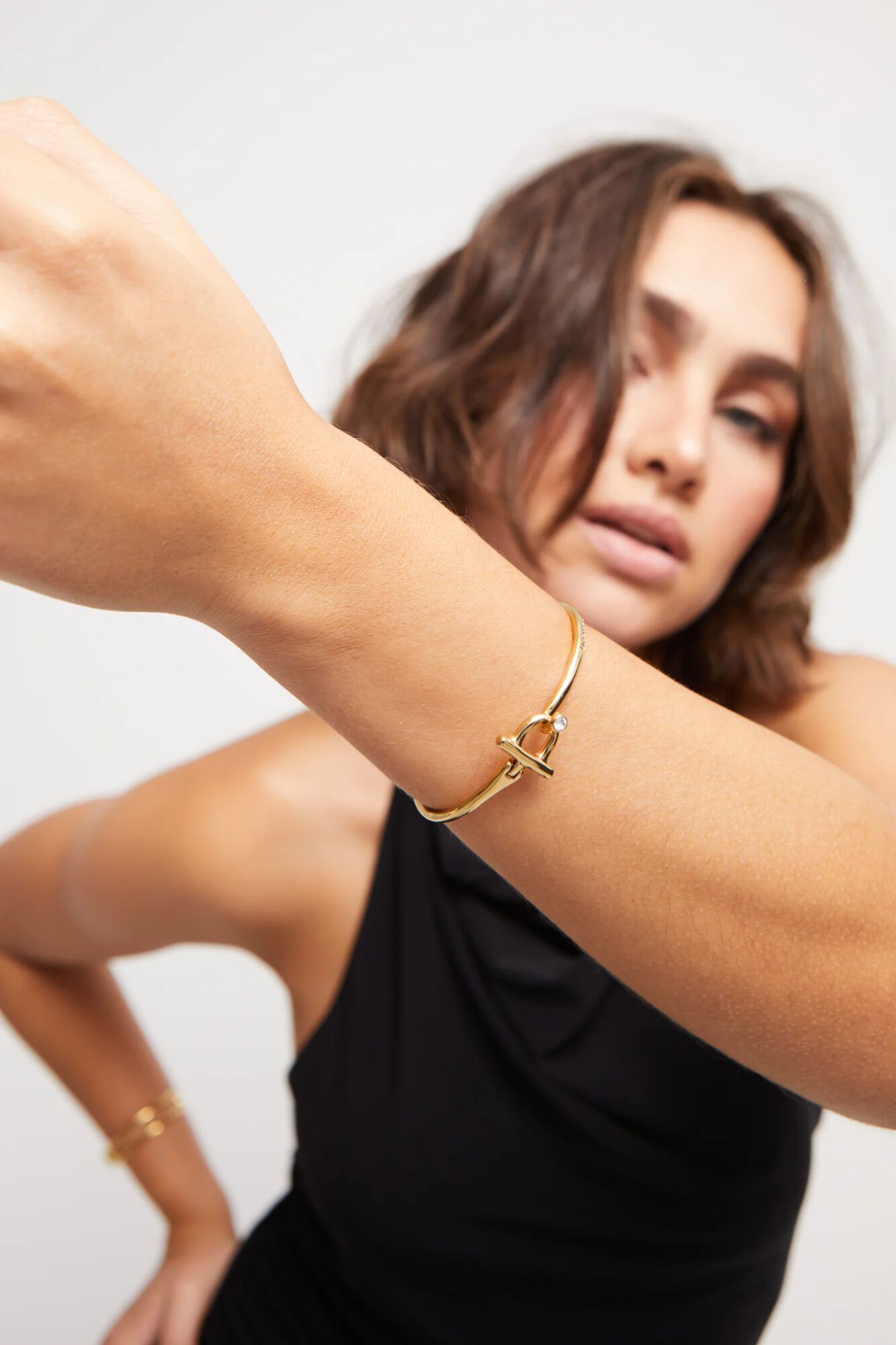 UNOde50 Pulseira de top&aacute;zio banho a ouro