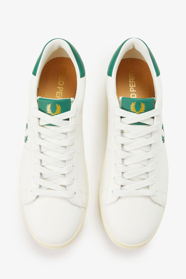 Fred Perry Tênis de couro B722 Branco