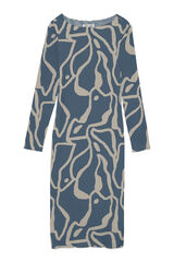 Vero Moda Vestido longo estampado bodycon  Azul