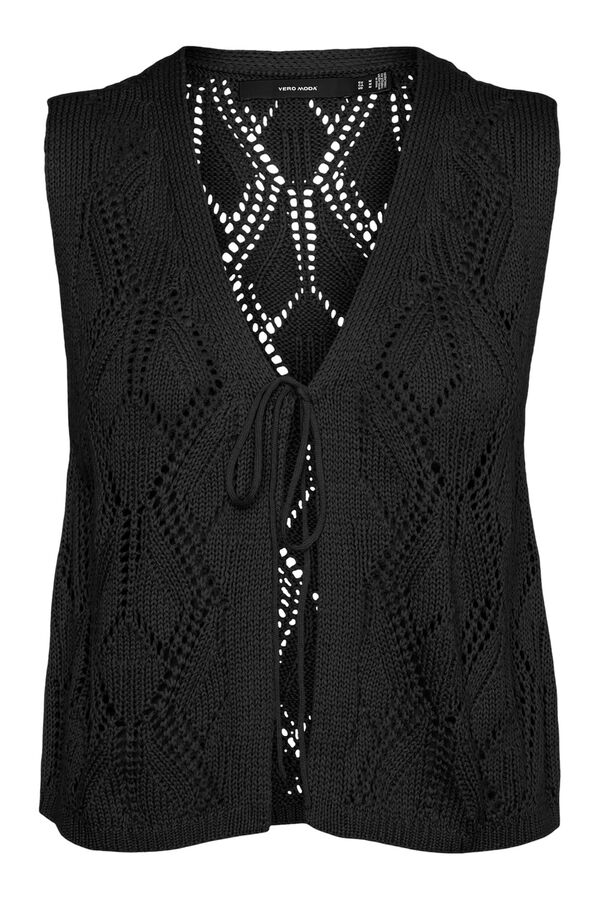 Vero Moda Chaleco de punto Negro