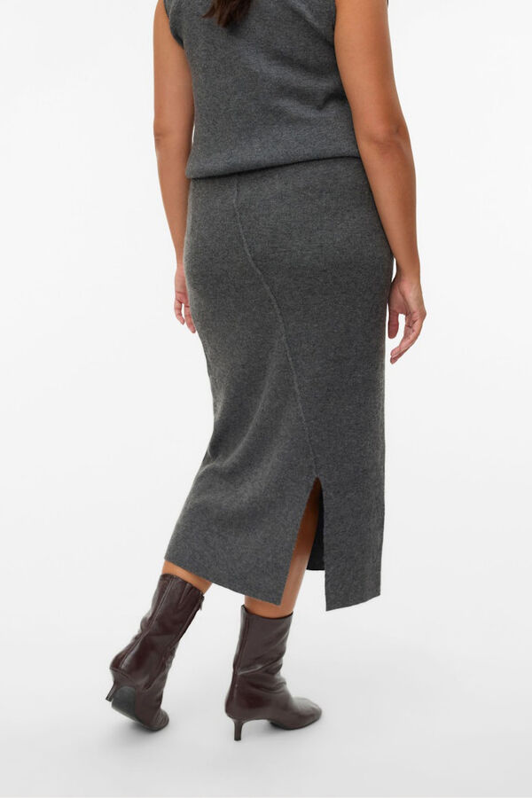 Vero Moda Curve Saia de malha 7/8 Cinzento