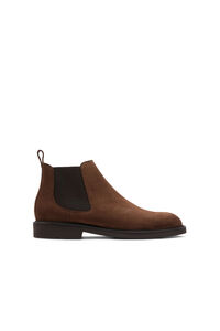 Cortefiel LOTTUSSE men's leather boot in brown. Brown