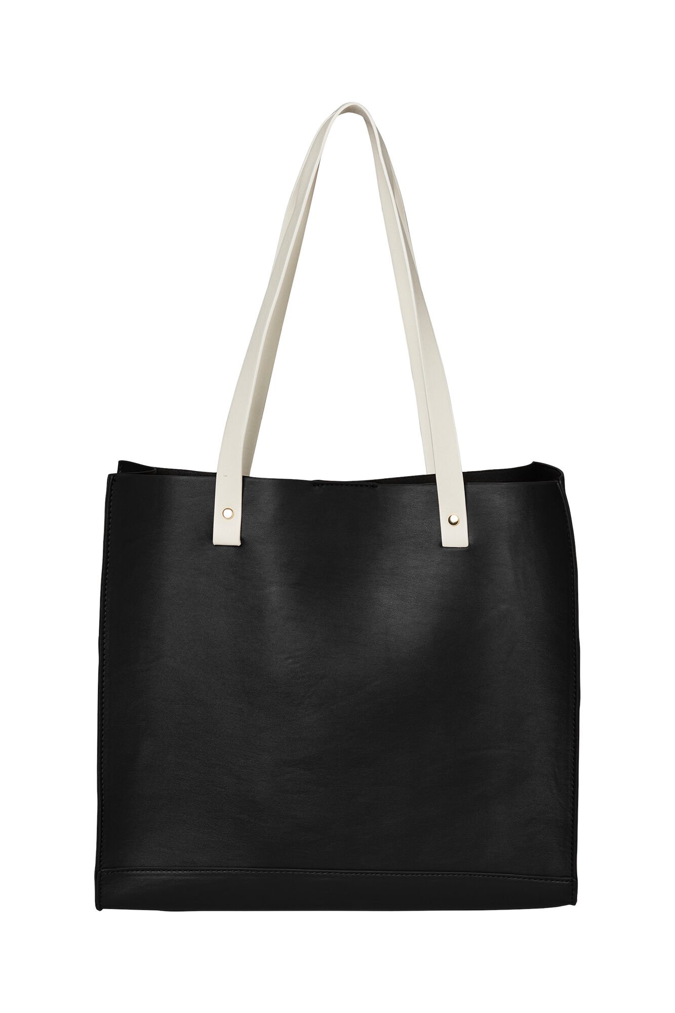 Faux leather shopper bag Women s bags Cortefiel
