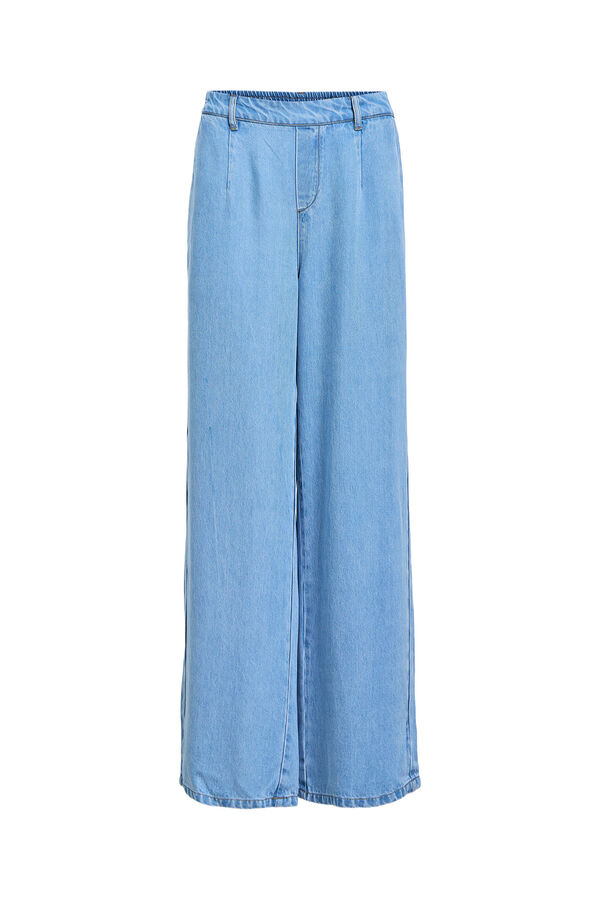 Object Cal&ccedil;a larga tencel Azul
