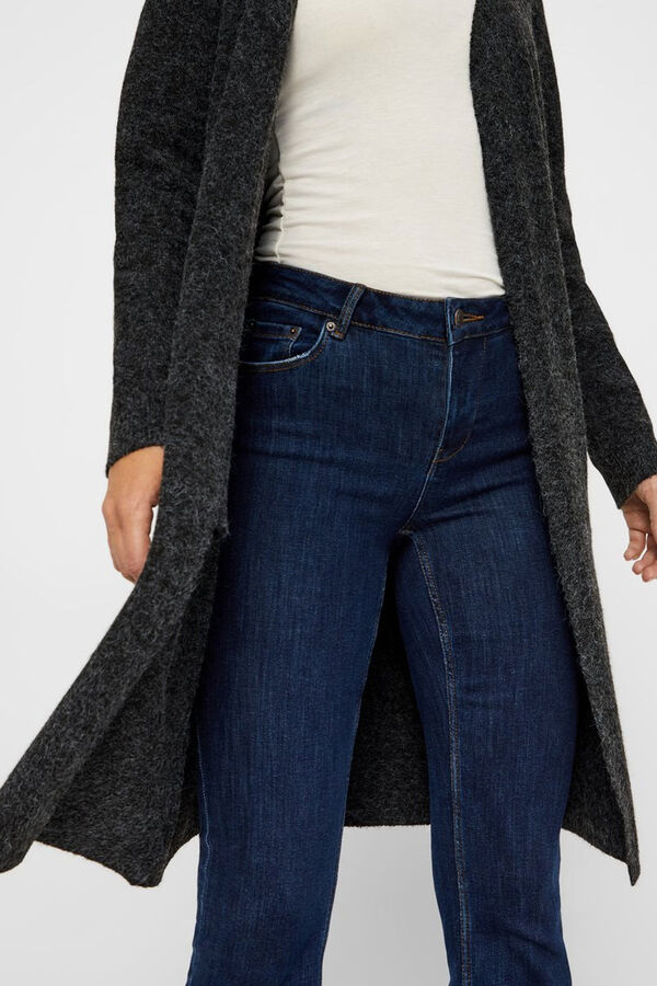Vero Moda Women's long cardigan with long sleeves Black