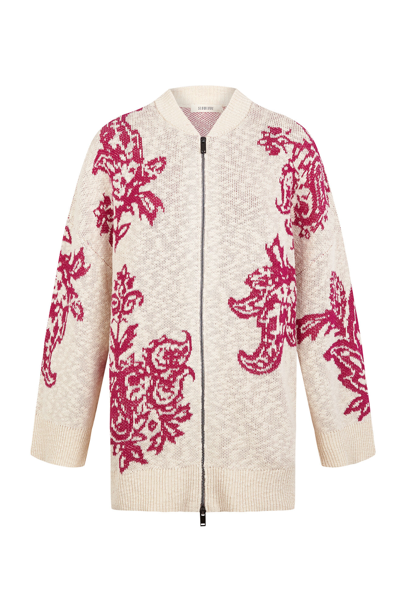 Slowlove Camisola de malha rendada com capuz