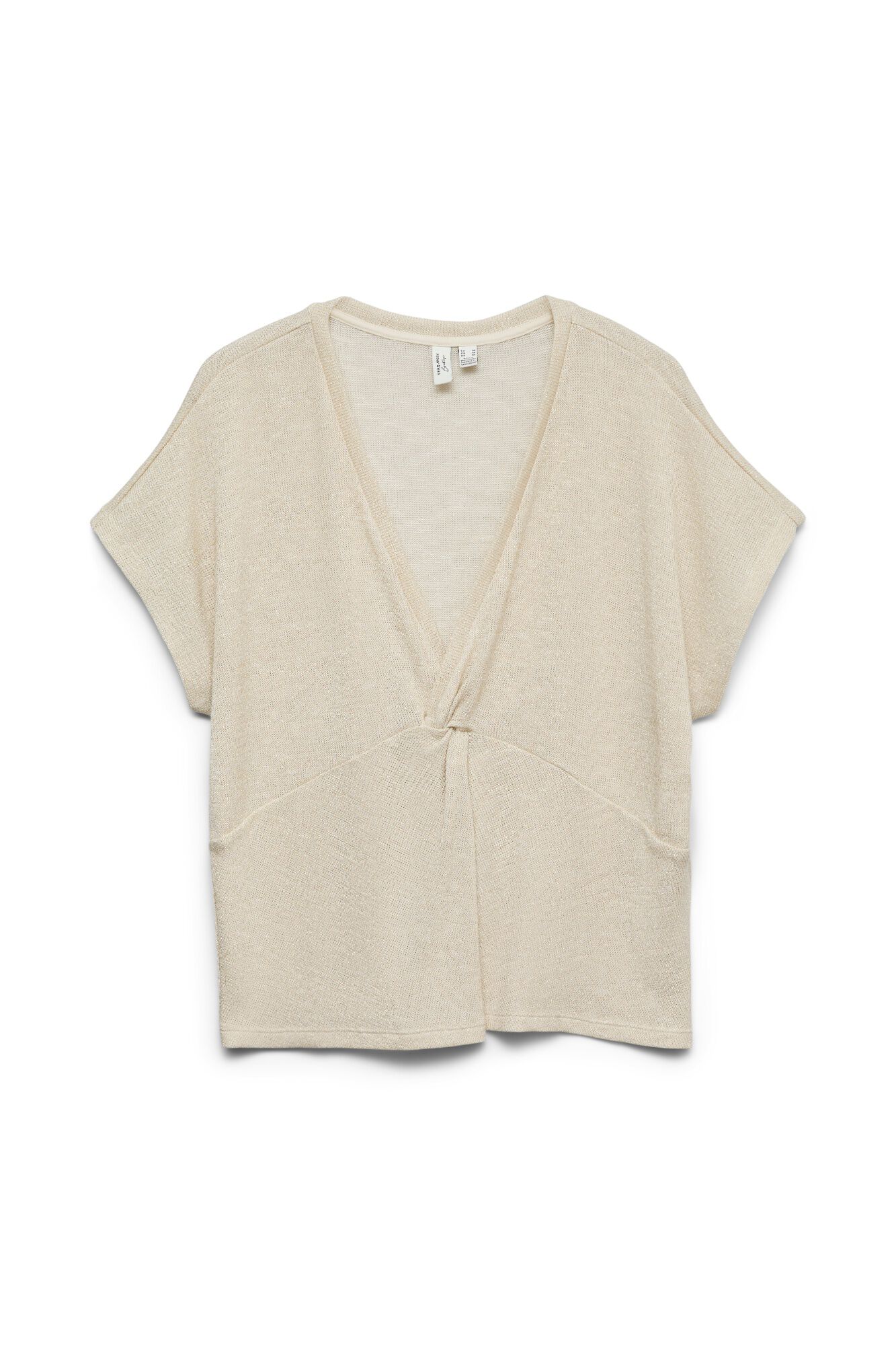 Vero Moda Top escote efecto cruzado con manga corta