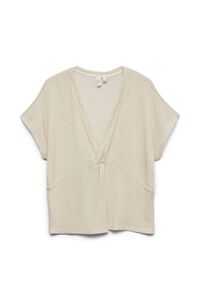 Vero Moda Top escote efecto cruzado con manga corta