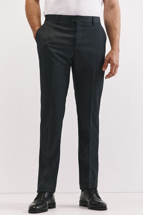 Cortefiel Plain coolmax pants Dark grey