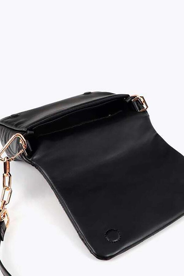 Lola Casademunt Mala de tiracolo acolchoada Preto