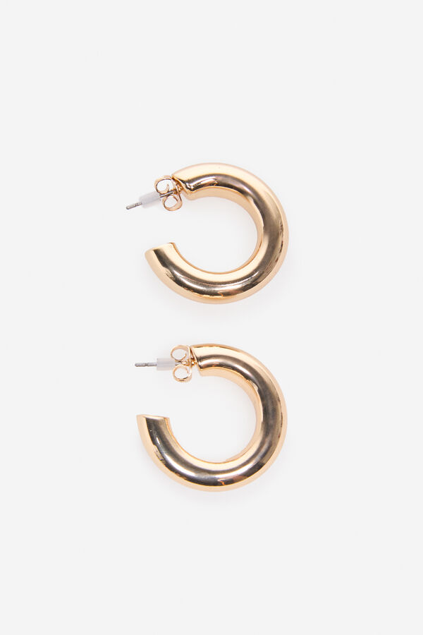 Cortefiel Thick basic hoop Gold