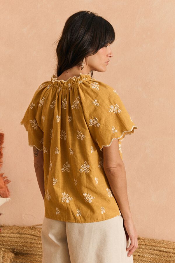 Pol&iacute;n Et Moi Top Bel&eacute;n Dourado