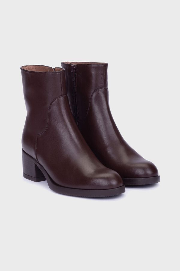 Wonders Botins Santa Fe 61 em pele Castanho
