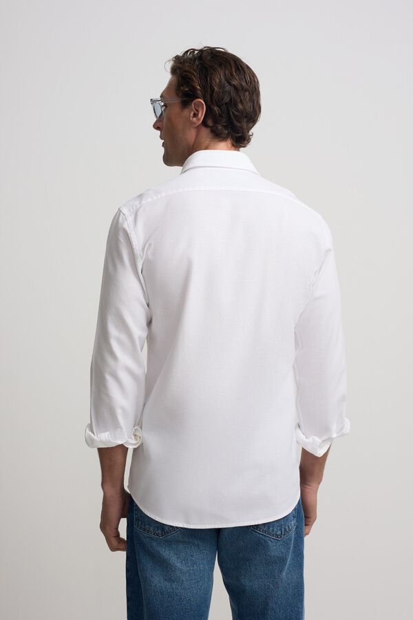 Silbon Sport structured logo shirt White