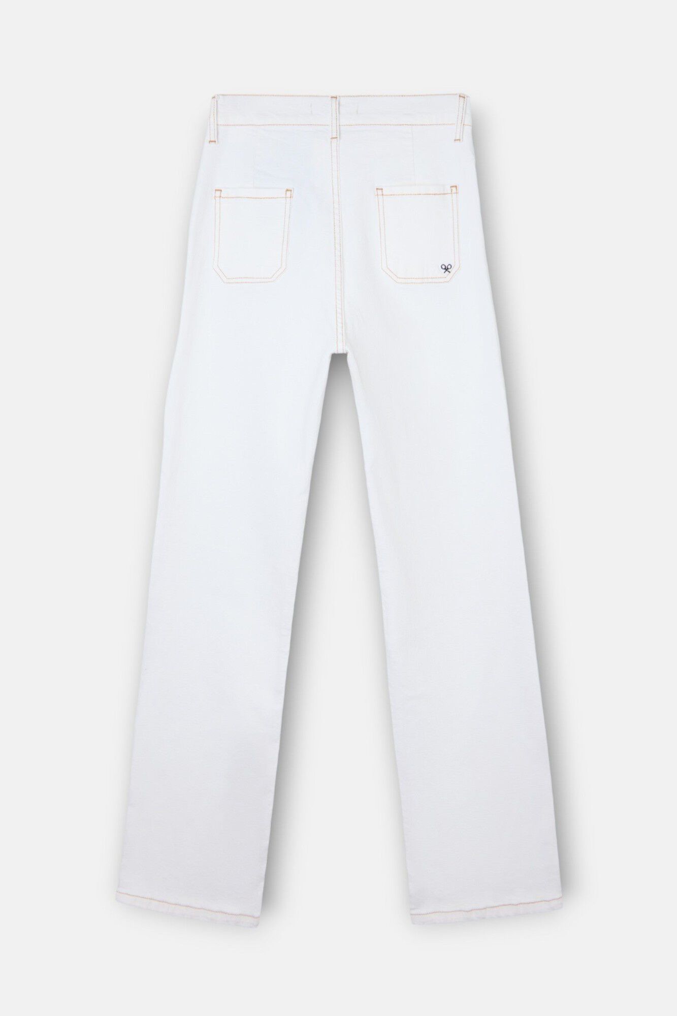 Silbon Cal&ccedil;as com fivelas em denim