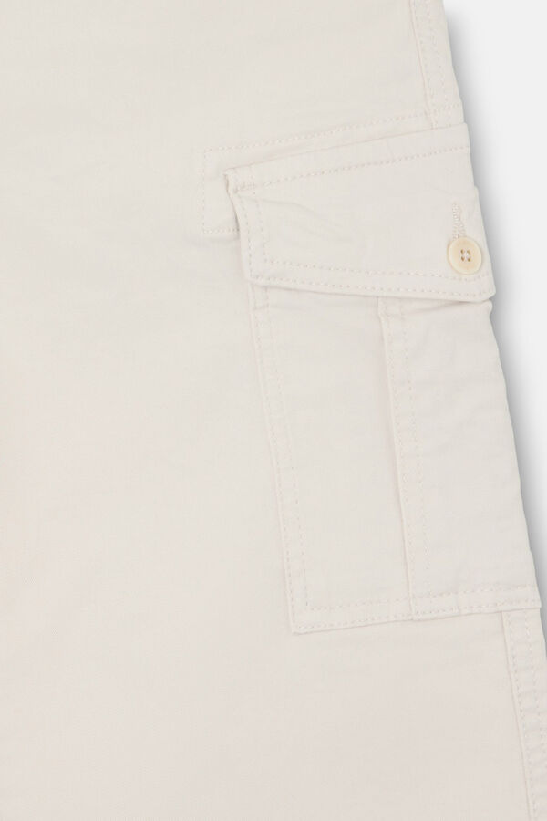 Silbon Cal&ccedil;as cargo desportivas Ecru