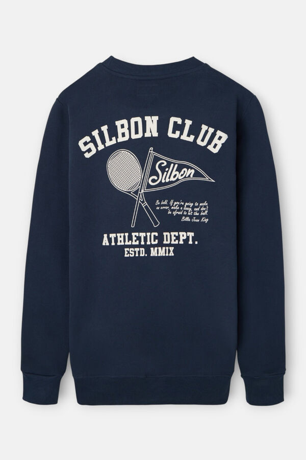 Silbon Sweatshirt do departamento de atletismo Azul