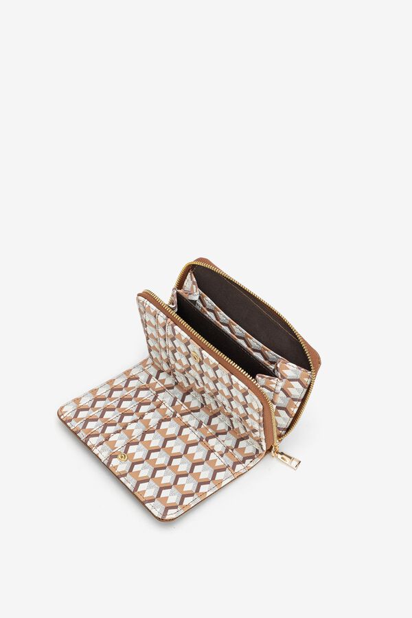 Vilanova Compact purse Beige