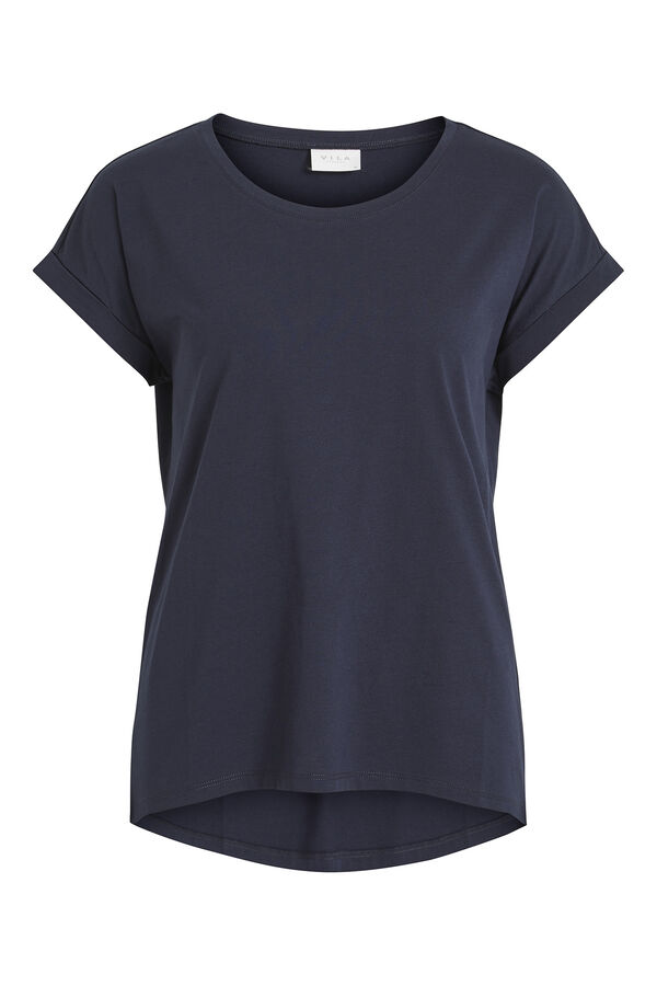 Cortefiel T-shirt de manga curta algodão Azul