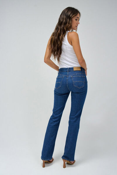 Cortefiel Calça jeans push-up Destiny Azul