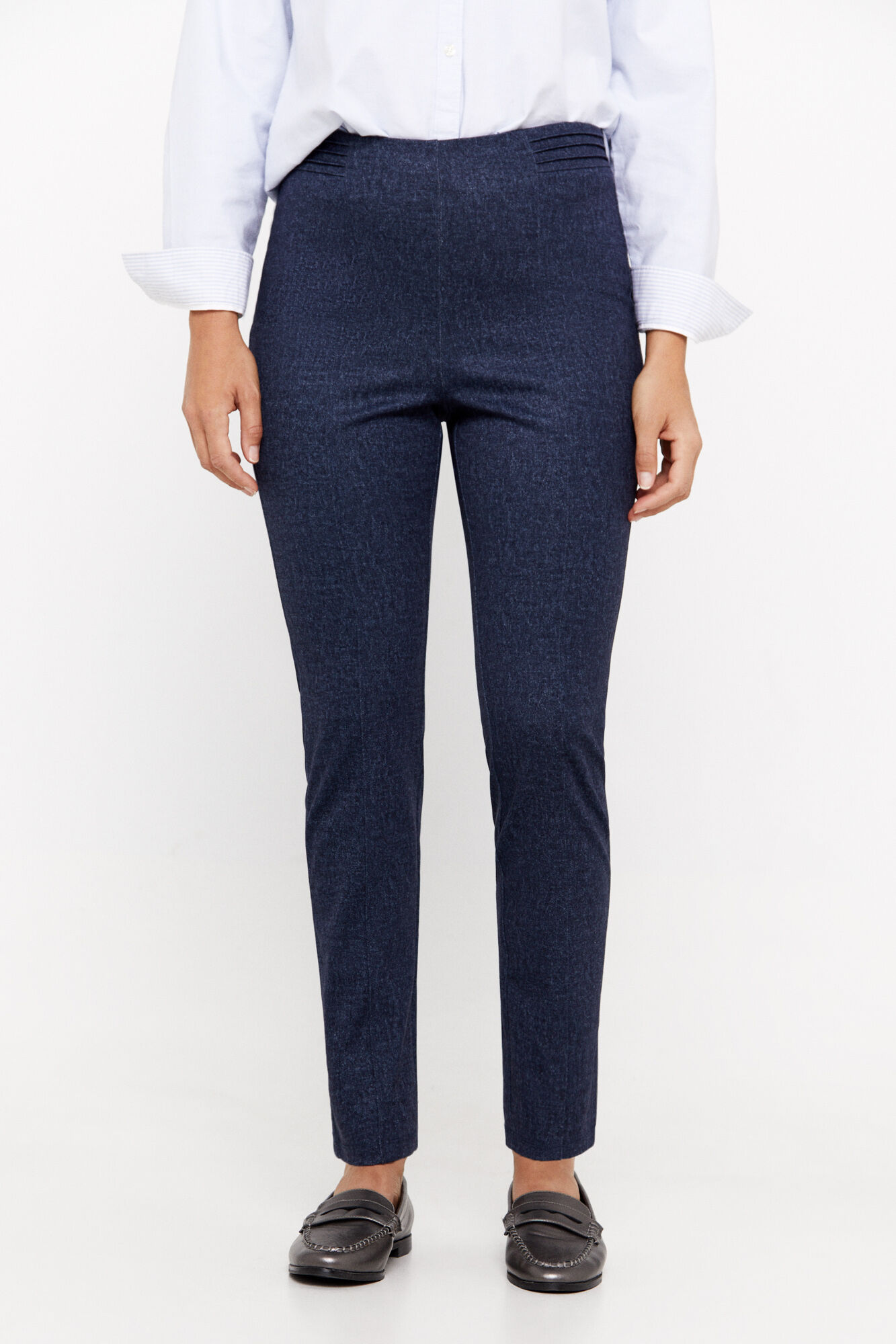 Jersey knit leggings Women s trousers Cortefiel