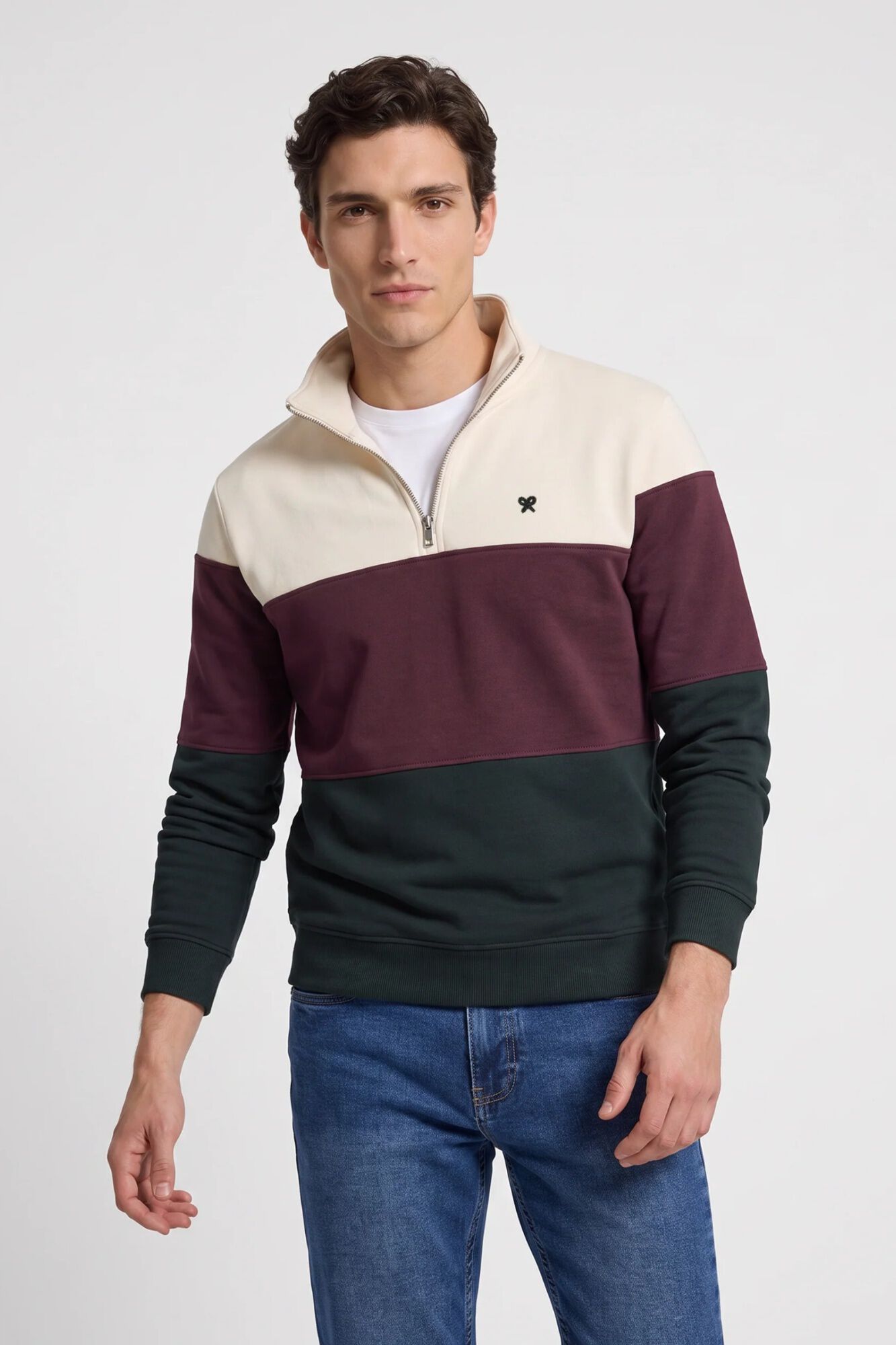 Silbon Colour block sweatshirt