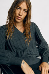 Object Camisola de malha Cinzento