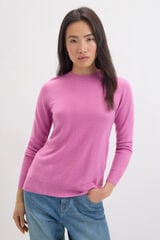 Cortefiel Soft feel jumper Pink