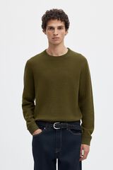 Selected Camisola 100% algod&atilde;o org&acirc;nico Verde