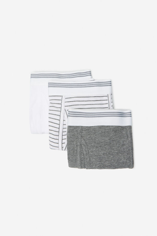 Cortefiel 3-pack jersey-knit boxers White