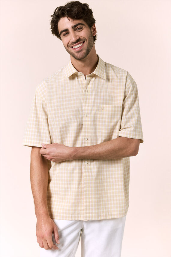 Camisa popelín de cuadros
