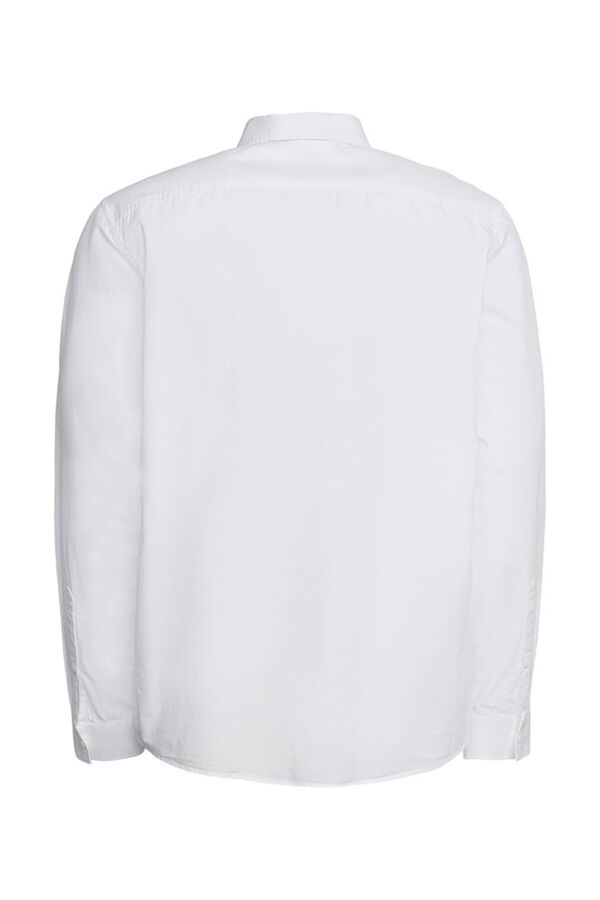 Cortefiel Essential regular-fit cotton shirt White