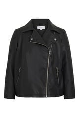 Evoked by Vila Cazadora Biker efecto piel Negro