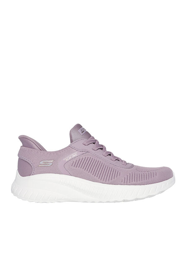 Skechers Chinelos de quarto Bobs Squad Chaos Roxo