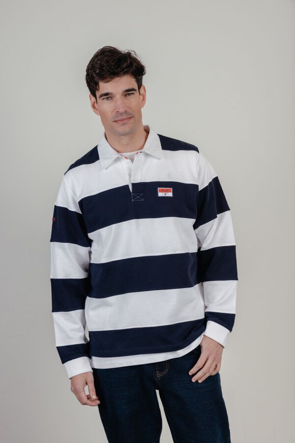 elPulpo Rugby polo shirt Navy