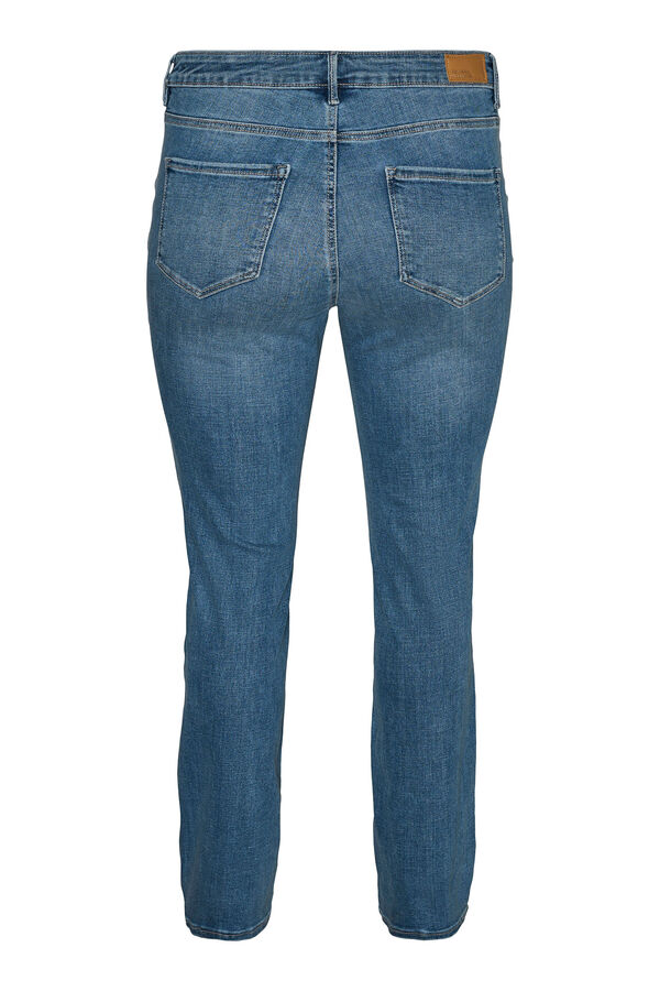 Vero Moda Curve Calça jeans plus size com corte reto Azul