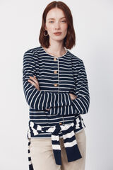 Cortefiel Rebeca vivo contraste Estampado azul