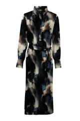 Vero Moda Vestido camisa midi Preto