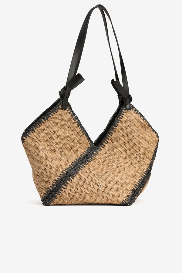 Vilanova Mala tote bag com al&ccedil;as pretas Preto