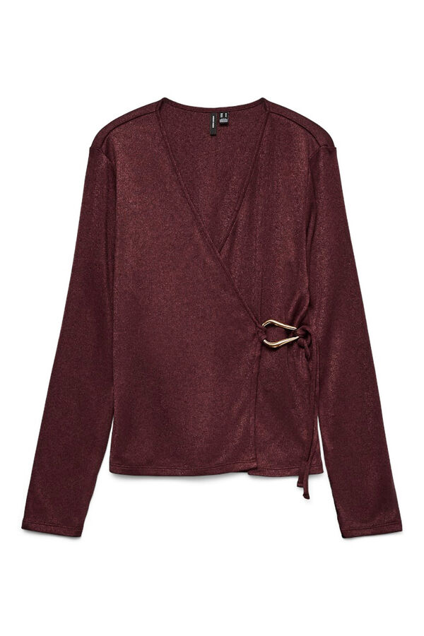 Vero Moda Top de malha com detalhe de fivela Roxo